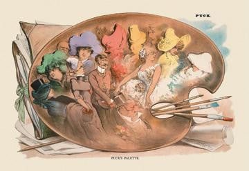 Puck Magazine: Puck&#39;s Palette 20x30 poster