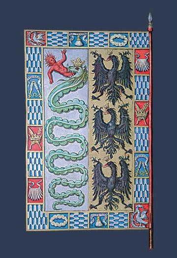 Banniere de Maximillien Sforza 20x30 poster