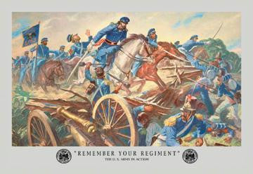 Remember Your Regiment 20x30 poster