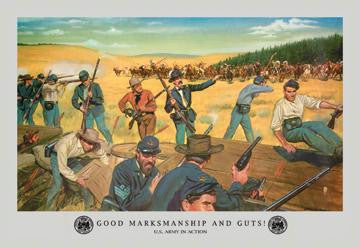 Good Marksmanship and Guts 20x30 poster