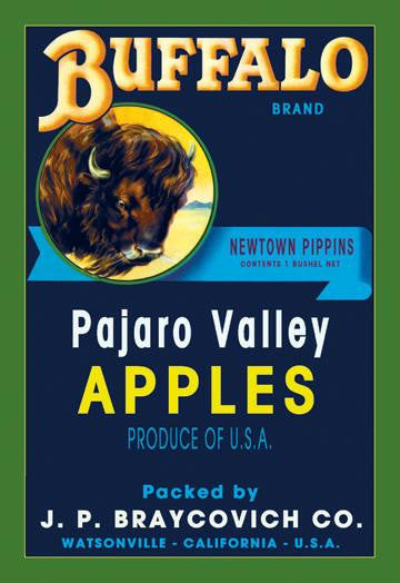 Buffalo Brand Apples 20x30 poster