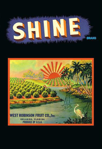 Shine Brand Fruit 20x30 poster