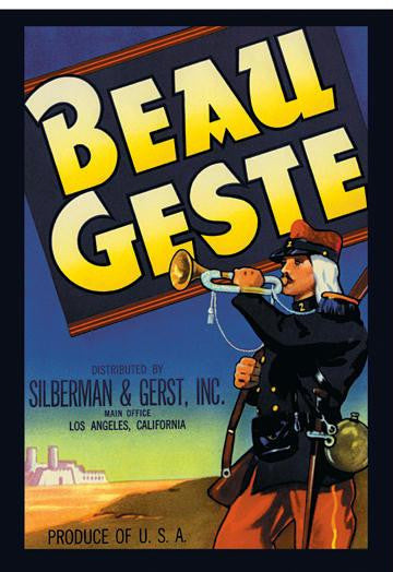 Beau Geste 20x30 poster