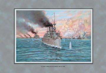 Navy Battle of Manila 20x30 poster