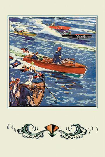 16 ft. Runabout 20x30 poster