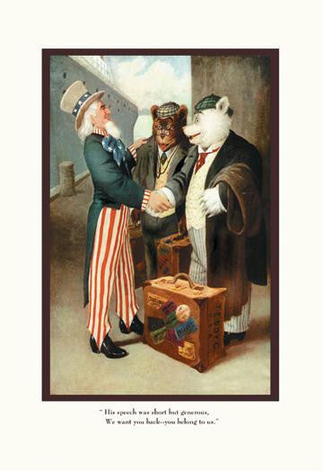 Teddy Roosevelt&#39;s Bears: You Belong to Us 20x30 poster