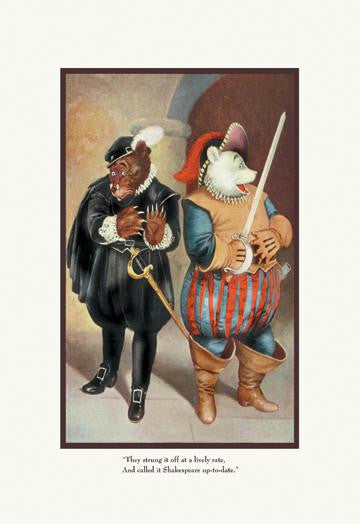 Teddy Roosevelt&#39;s Bears: Shakespeare 20x30 poster