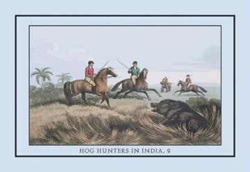 Hog Hunters in India, No. 2 20x30 poster