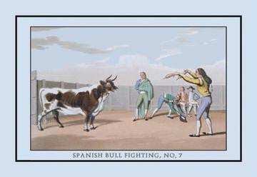 Spanish Bull Fighting, No. 7: Attack By the Banderilleros 20x30 poster