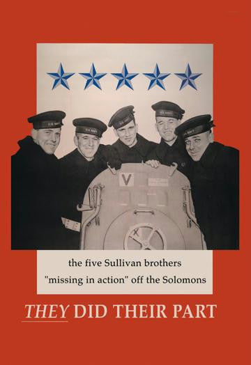 The Sullivan Brothers (MIA) 20x30 poster