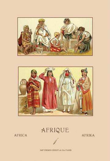 Traditional Dress of Northern Africa #2 20x30 poster