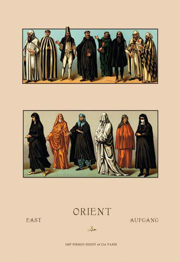 A Variety of Dress from the Orient 20x30 poster