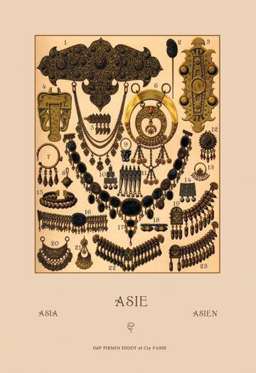 Asian Jewelry 20x30 poster