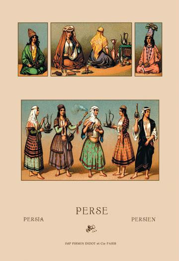 Traditional Dress of Persia #1 20x30 poster