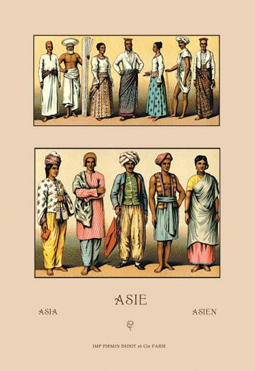 An Assortment of Asian Clothing 20x30 poster