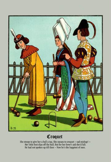 Croquet 20x30 poster