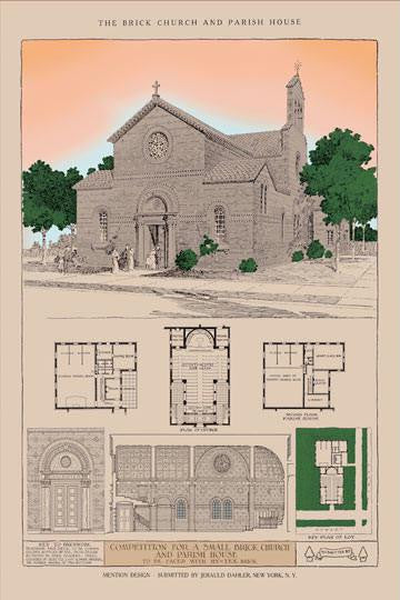 The Dahler Church 20x30 poster