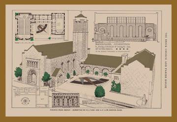 The Voss and Law Church 20x30 poster