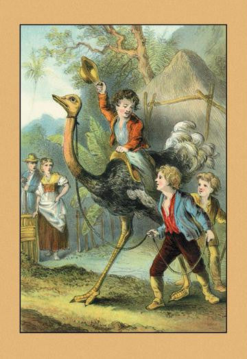 The Swiss Family Robinson: Training the Ostrich 20x30 poster