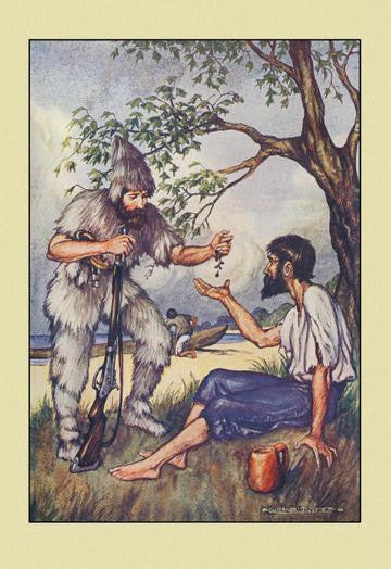 Robinson Crusoe: I Went to Him and Gave Him a Handful of Raisins 20x30 poster