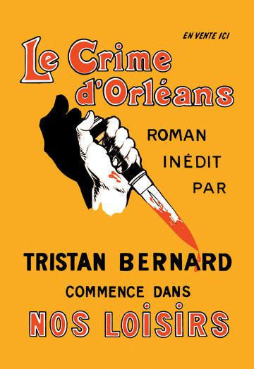 Le Le Crime d&#39;Orleans 20x30 poster