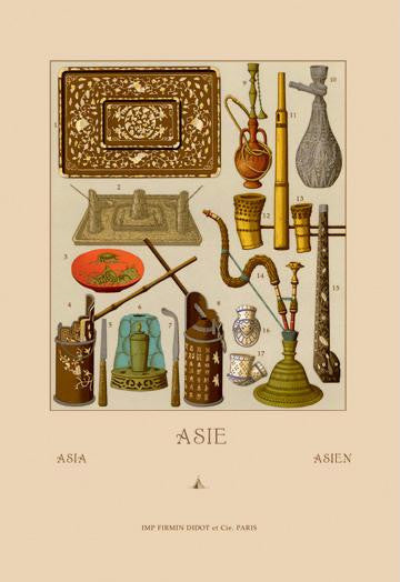 Asian Smoking Implements 20x30 poster