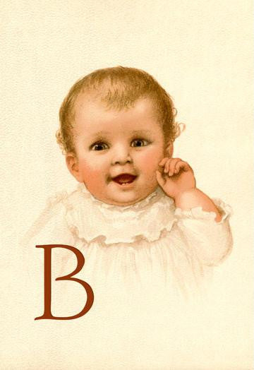 Baby Face B 20x30 poster