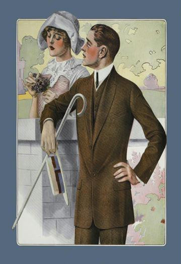 Dapper Man and Maudlin Girl 20x30 poster