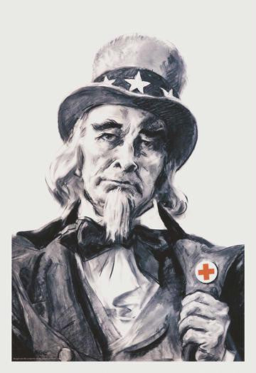 Uncle Sam for the Red Cross 20x30 poster