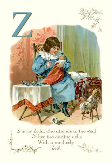 Z is for Zella 20x30 poster