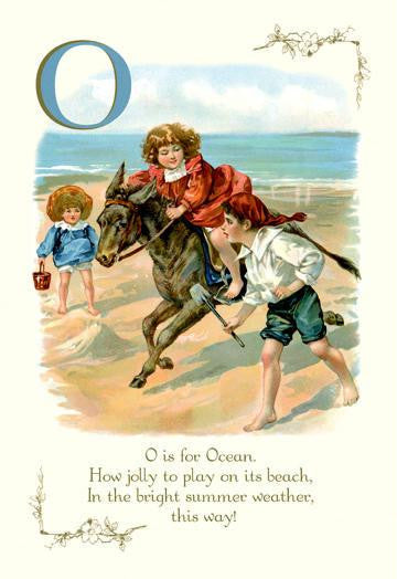 O is for Ocean 20x30 poster