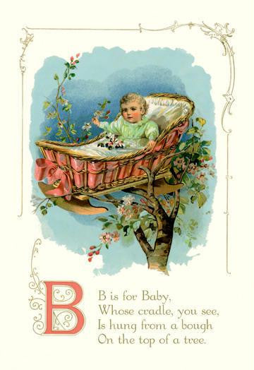 B is for Baby 20x30 poster