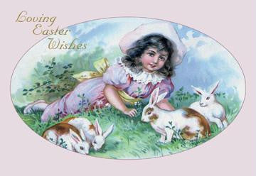 Easter Girl 20x30 poster