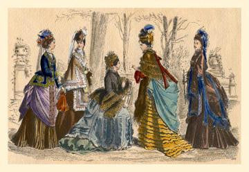 Five Ladies in the Park 20x30 poster