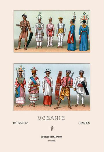 Oceani Malaysians and Indonesians 20x30 poster