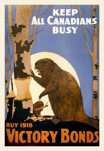 Keep All Canadians Busy 20x30 poster