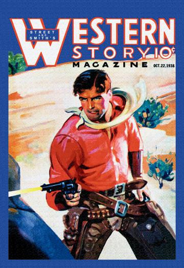 Western Story Magazine: Western Business 20x30 poster