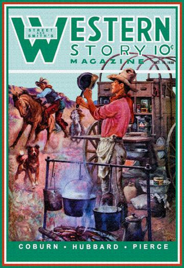 Western Story Magazine: Supper Time 20x30 poster