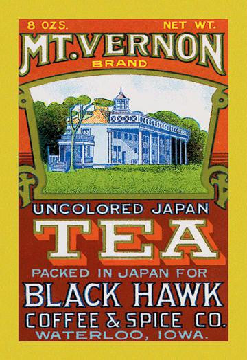 Mt. Vernon Brand Tea 20x30 poster