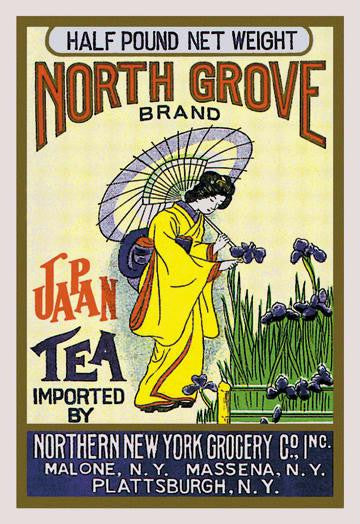 North Grove Brand Tea 20x30 poster