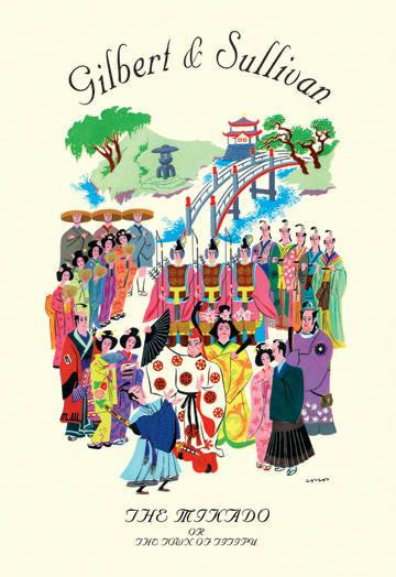 The Mikado, or The Town of Titipu #2 20x30 poster