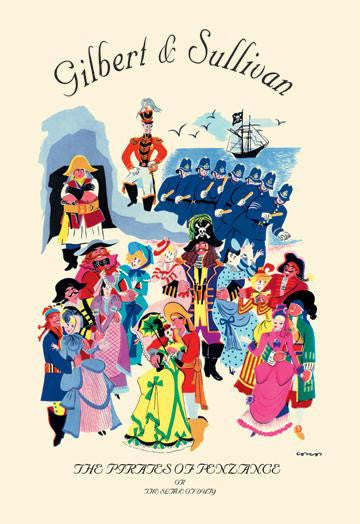 The Pirates of Penzance, or The Slave of Duty #1 20x30 poster