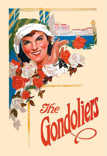 The Gondoliers 20x30 poster