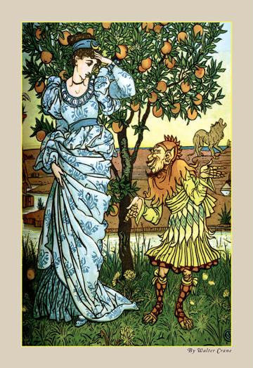 The Yellow Dwarf Rescues Princess 20x30 poster