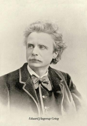 Eduard Hagerup Grieg 20x30 poster