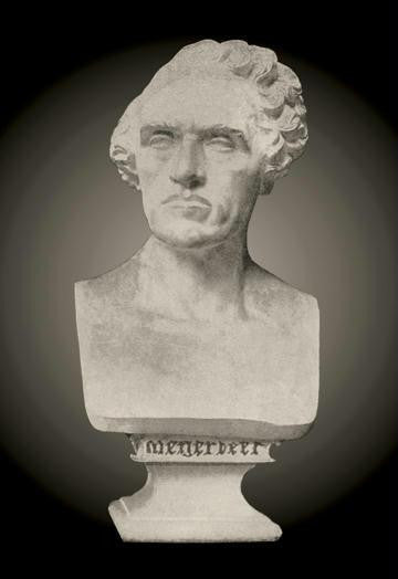 Bust of Meyerbeer 20x30 poster