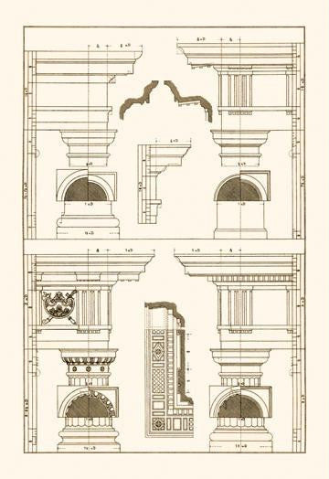 Doric and Tuscan Orders 20x30 poster