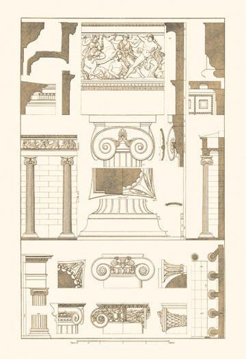 Ionic Capitals 20x30 poster