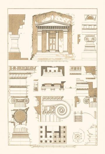 Tomb of Amyntas and Temple of Athena Polias 20x30 poster