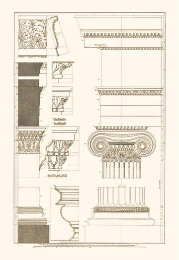 Details from the North Portico of the Erechtheum 20x30 poster